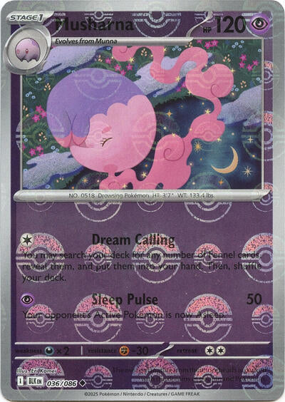 BLK: Musharna (Poke Ball Pattern) (Holofoil)