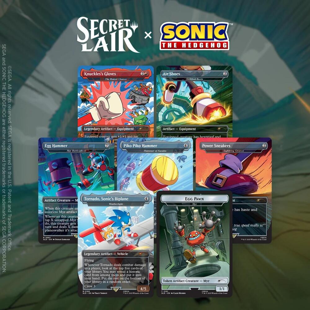 Secret Lair: Sonic the Hedgehog - Turbo Gear