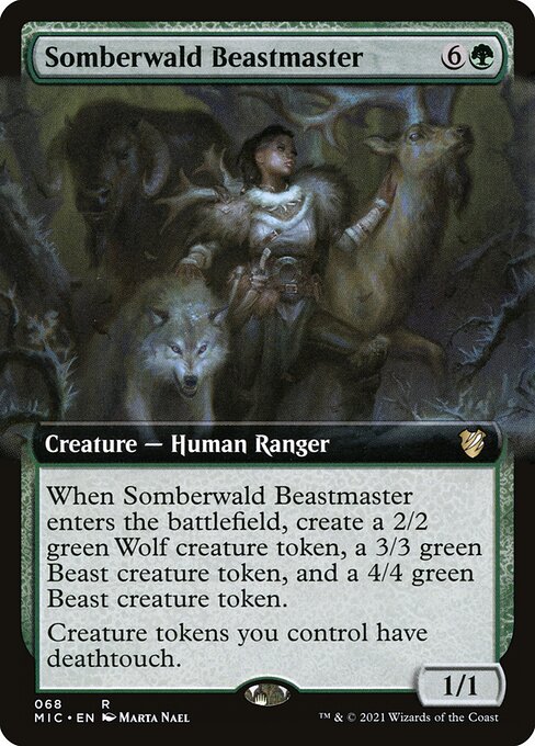 MIC: Somberwald Beastmaster (Extended Art)