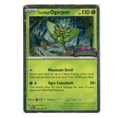 MCAP: Teal Mask Ogerpon (Twilight Masquerade Stamp) (Holofoil)