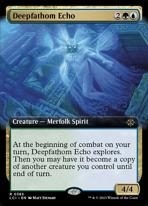 LCI: Deepfathom Echo (Extended Art) (Foil)