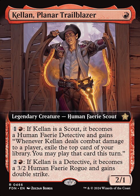 FDN: Kellan, Planar Trailblazer (Extended Art) (Foil)