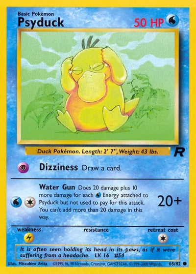Psyduck 65/82 Unlimited Team Rocket