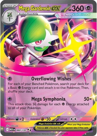 MEG: Mega Gardevoir ex - 060/132 (Holofoil)