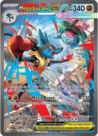 MEG: Mega Lucario ex - 179/132 (Holofoil)