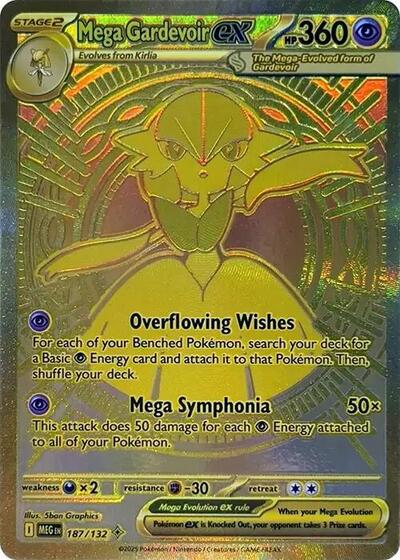 MEG: Mega Gardevoir ex - 187/132 (Holofoil)