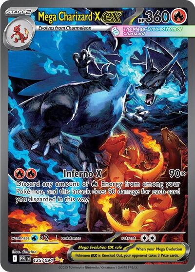 PFL: Mega Charizard X ex - 125/094 (Holofoil)