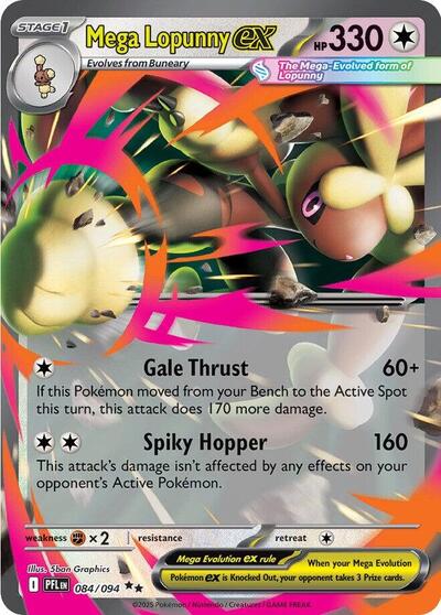 PFL: Mega Lopunny ex - 084/094 (Holofoil)