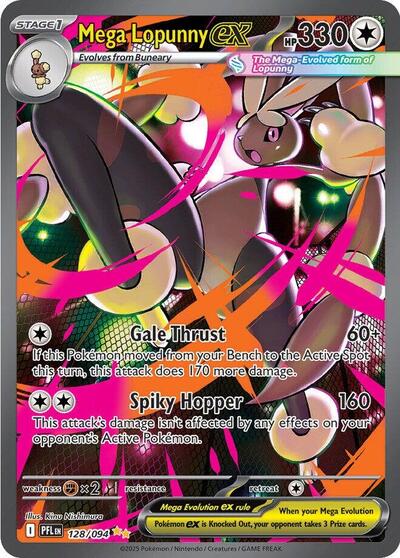 PFL: Mega Lopunny ex - 128/094 (Holofoil)