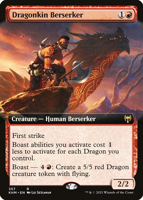 KHM: Dragonkin Berserker (Extended Art) (Foil)