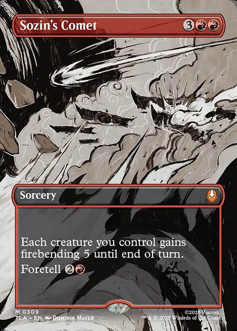TLA: Sozin's Comet (0309) (Borderless) (Foil)