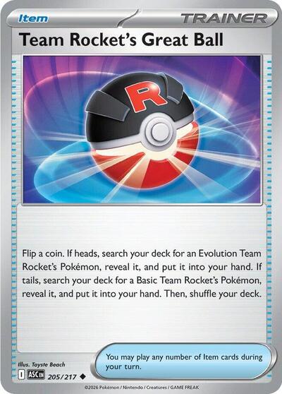 ASC: Team Rocket's Great Ball (Reverse Holofoil)