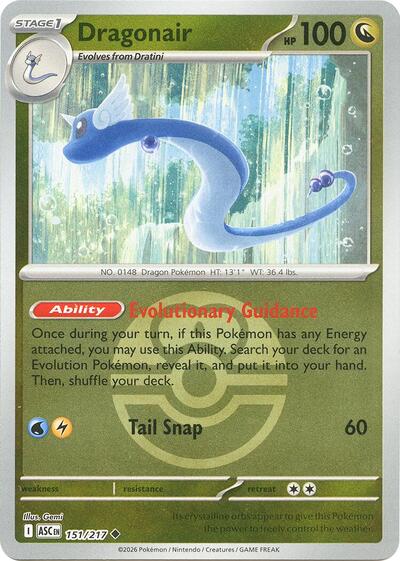 ASC: Dragonair (Love Ball) (Reverse Holofoil)