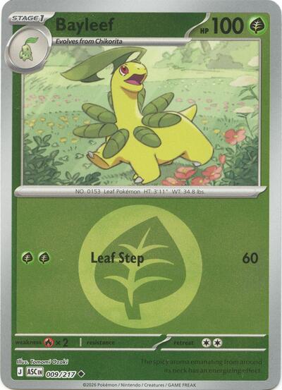 ASC: Bayleef (Energy Symbol Pattern) (Reverse Holofoil)
