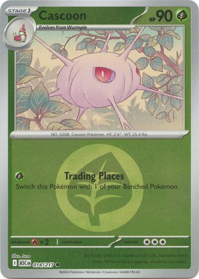 ASC: Cascoon (Energy Symbol Pattern) (Reverse Holofoil)