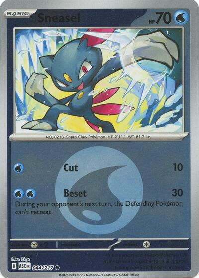 ASC: Sneasel (Energy Symbol Pattern) (Reverse Holofoil)