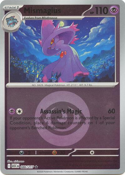 ASC: Mismagius (Energy Symbol Pattern) (Reverse Holofoil)