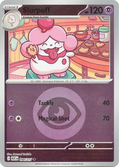 ASC: Slurpuff - 094/217 (Energy Symbol Pattern) (Reverse Holofoil)