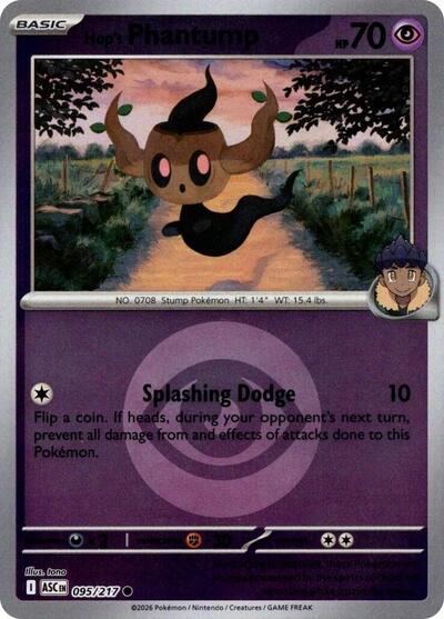 ASC: Hop's Phantump (Energy Symbol Pattern) (Reverse Holofoil)