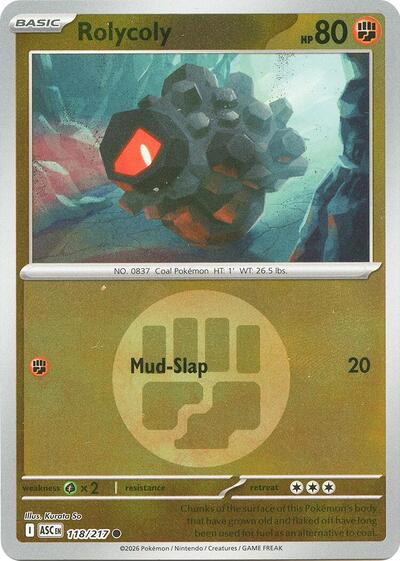 ASC: Rolycoly (Energy Symbol Pattern) (Reverse Holofoil)
