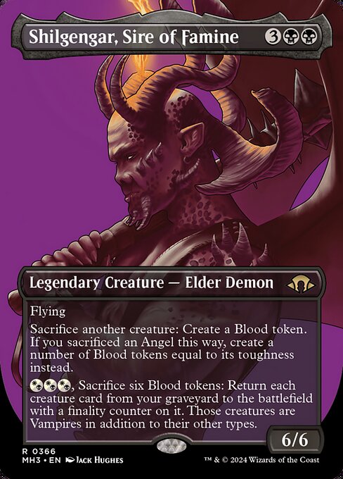 MH3: Shilgengar, Sire of Famine (Borderless) (Foil)