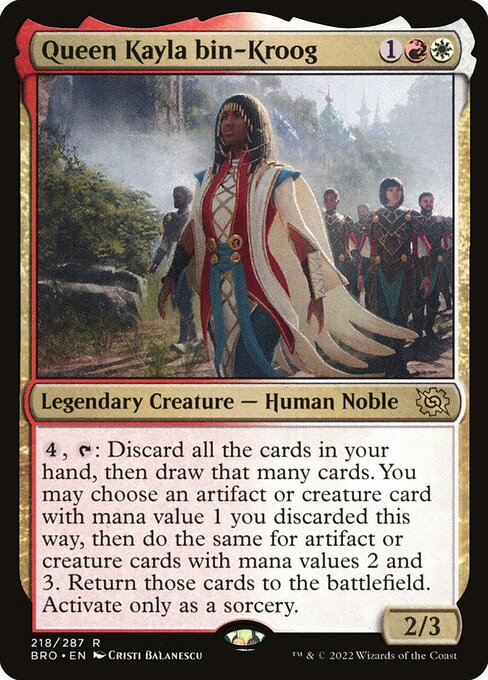 BRO: Queen Kayla bin-Kroog (Foil)