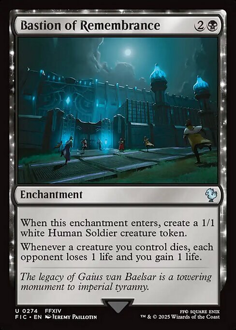 FIC: Bastion of Remembrance