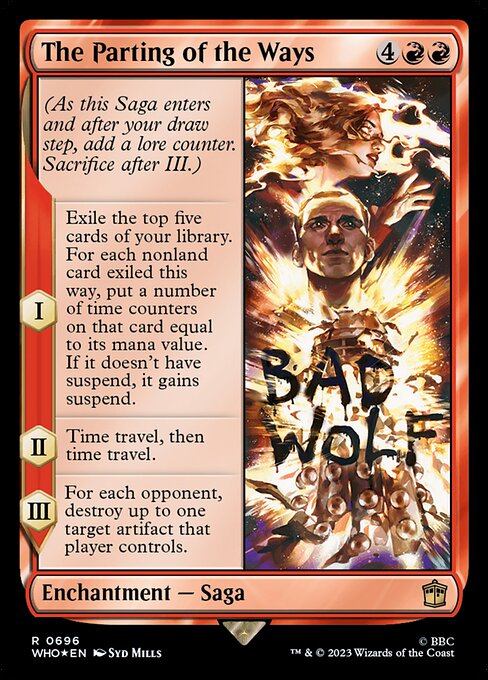 WHO: The Parting of the Ways (Surge Foil)
