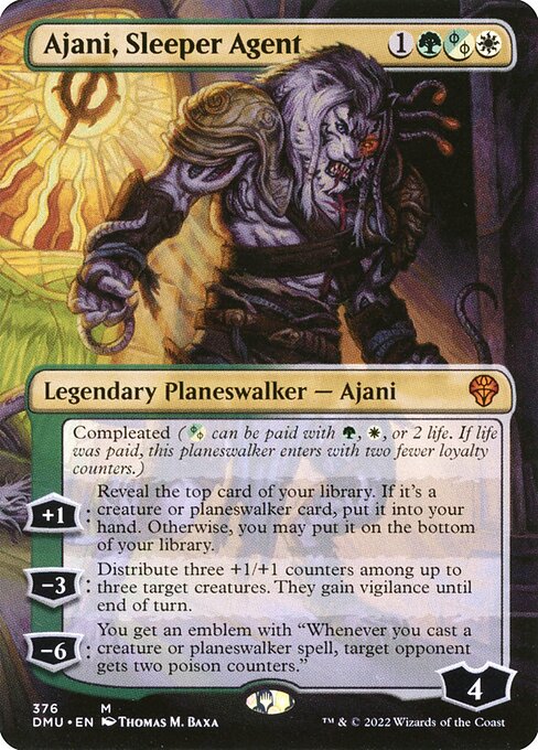 DMU: Ajani, Sleeper Agent (376) (Foil)