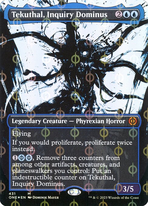 ONE: Tekuthal, Inquiry Dominus (Showcase) (Step-and-Compleat Foil)