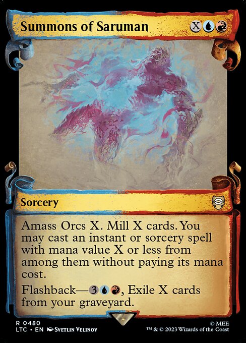 LTC: Summons of Saruman (Showcase Scrolls) (Foil)