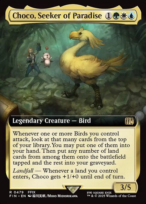FIN: Choco, Seeker of Paradise (Extended Art) (Foil)