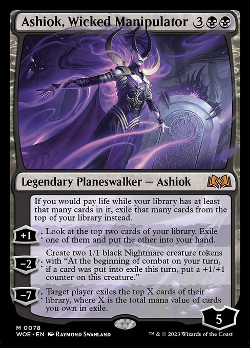 WOE: Ashiok, Wicked Manipulator (Foil)