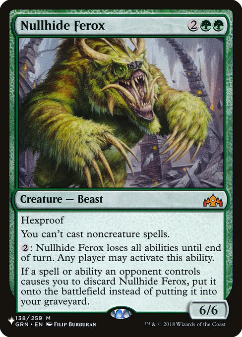 PLST: Nullhide Ferox