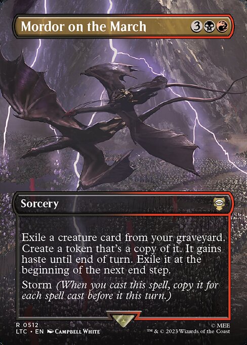 LTC: Mordor on the March (Borderless) (Foil)