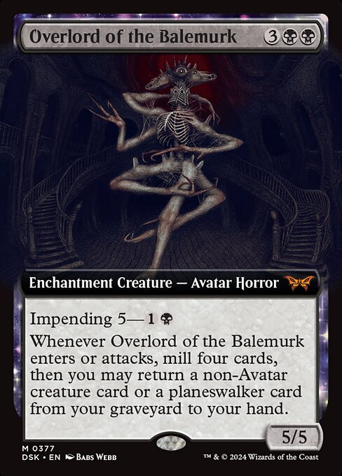 DSK: Overlord of the Balemurk (Extended Art) (Foil)
