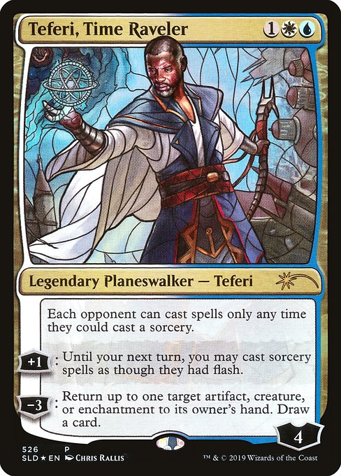 SLD: Teferi, Time Raveler (Stained Glass) (Foil)