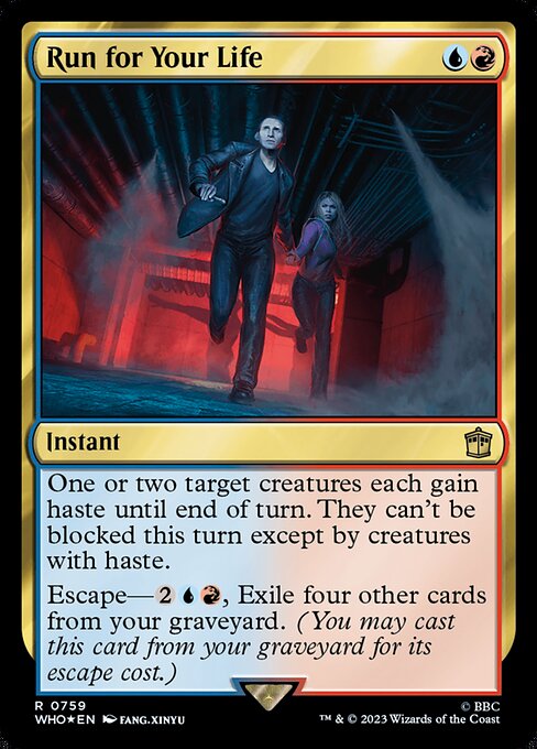 WHO: Run for Your Life (Surge Foil)