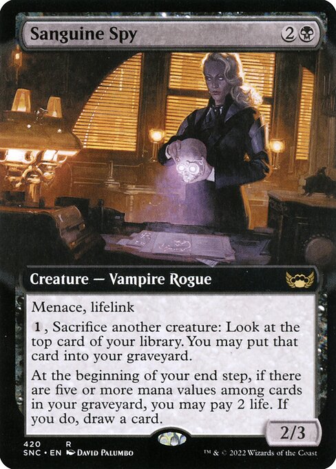 SNC: Sanguine Spy (Extended Art) (Foil)