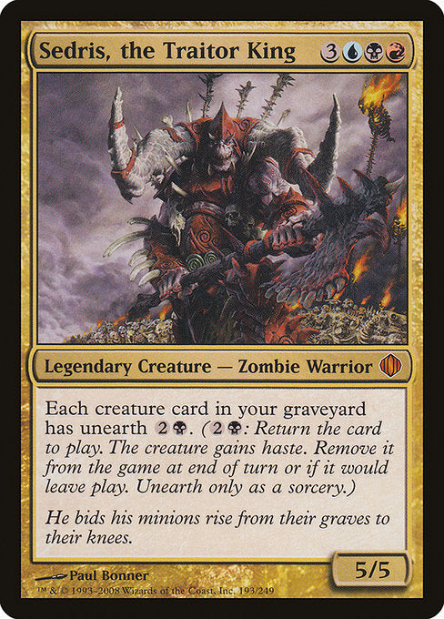 ALA: Sedris, the Traitor King
