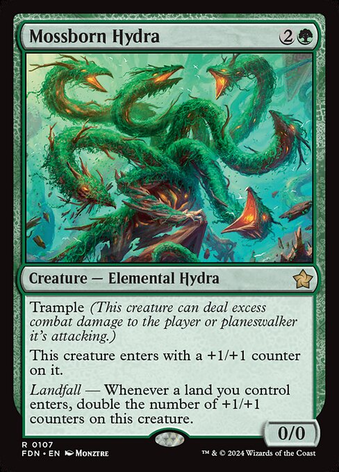 FDN: Mossborn Hydra (Foil)