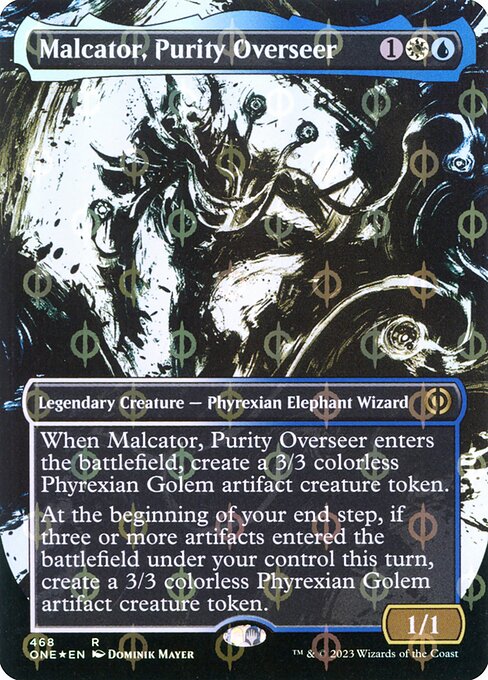 ONE: Malcator, Purity Overseer (Showcase) (Step-and-Compleat Foil)