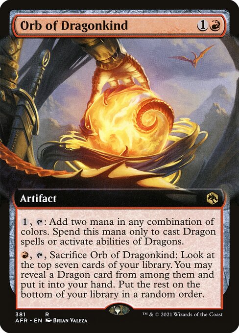 AFR: Orb of Dragonkind (Extended Art) (Foil)
