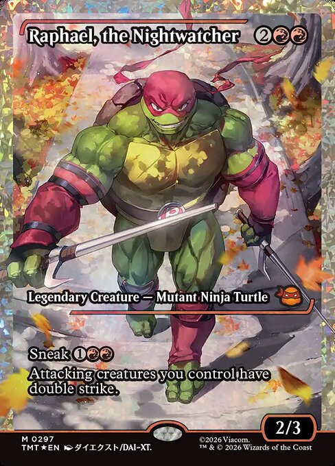 TMT: Raphael, the Nightwatcher (Showcase) (Fracture Foil)