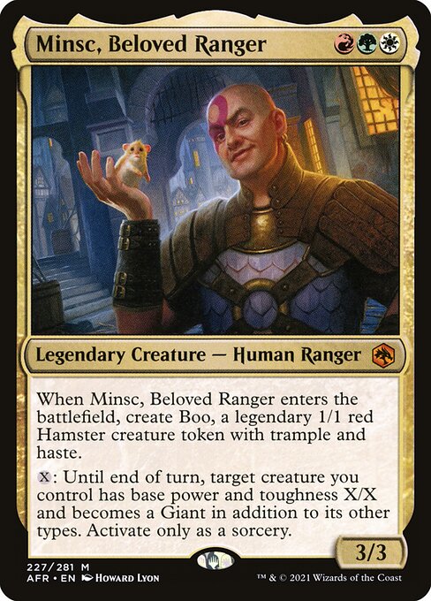 hamster cards mtg AFR: Minsc, Beloved Ranger (Foil) Condition - SKU:PL - 35927 year_2024 You can Special Summon Full FF dice set.