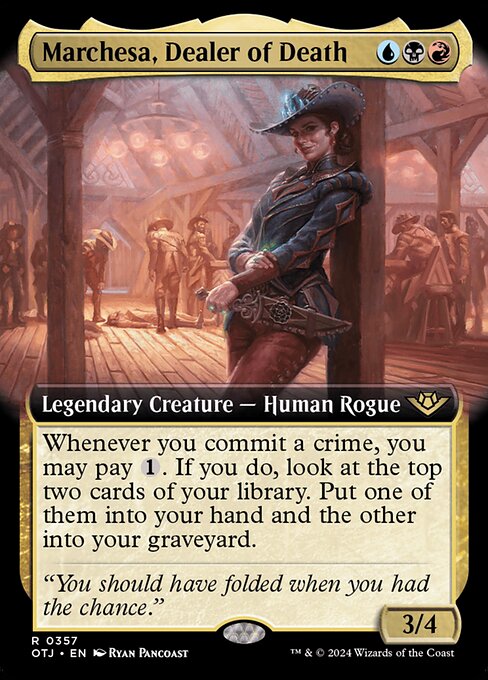 OTJ: Marchesa, Dealer of Death (Extended Art) (Foil)