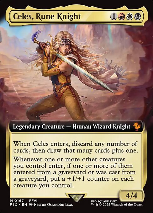 FIC: Celes, Rune Knight (Extended Art) (Foil)