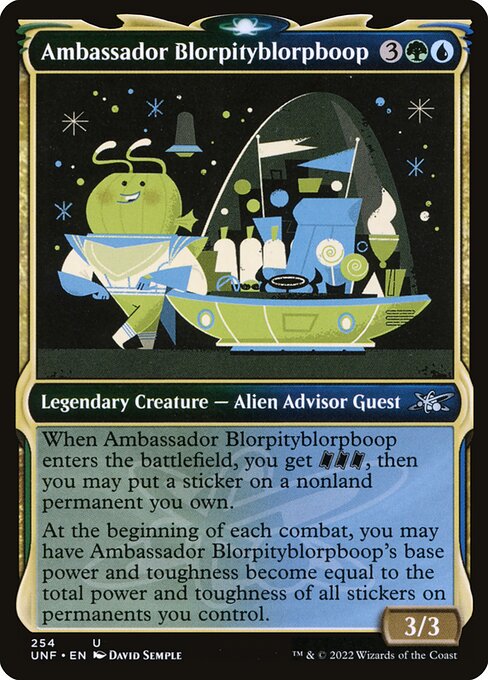 UNF: Ambassador Blorpityblorpboop (Showcase)