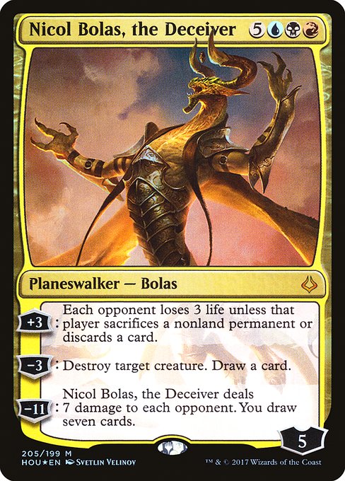 HOU: Nicol Bolas, the Deceiver (Foil)