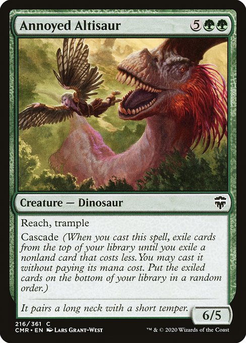 CMR: Annoyed Altisaur (Foil)